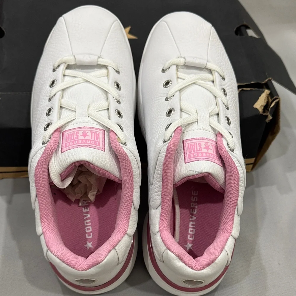 Vintage Converse Women’s Sneakers – Size 9 – White & Pink – NWB - Deadstock - Picture 11 of 11